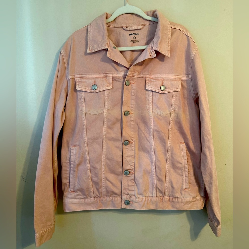 PINK DENIM JACKET NWOT